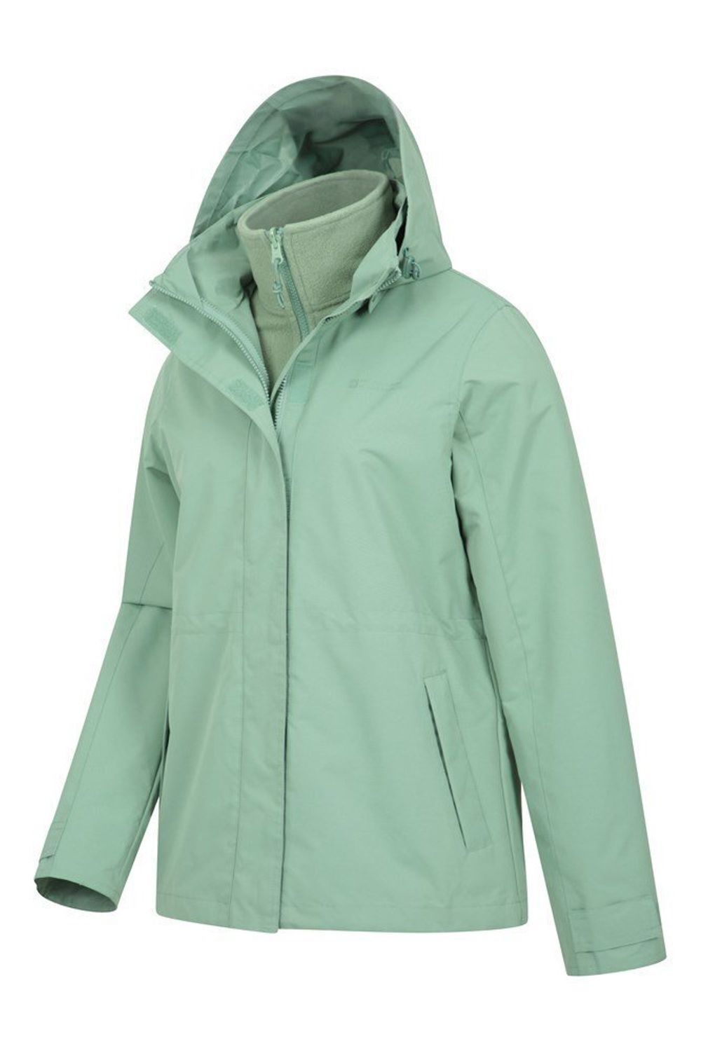 Khaki Fell 3 in 1 Water Resistant Jacket, Image 3 of 6