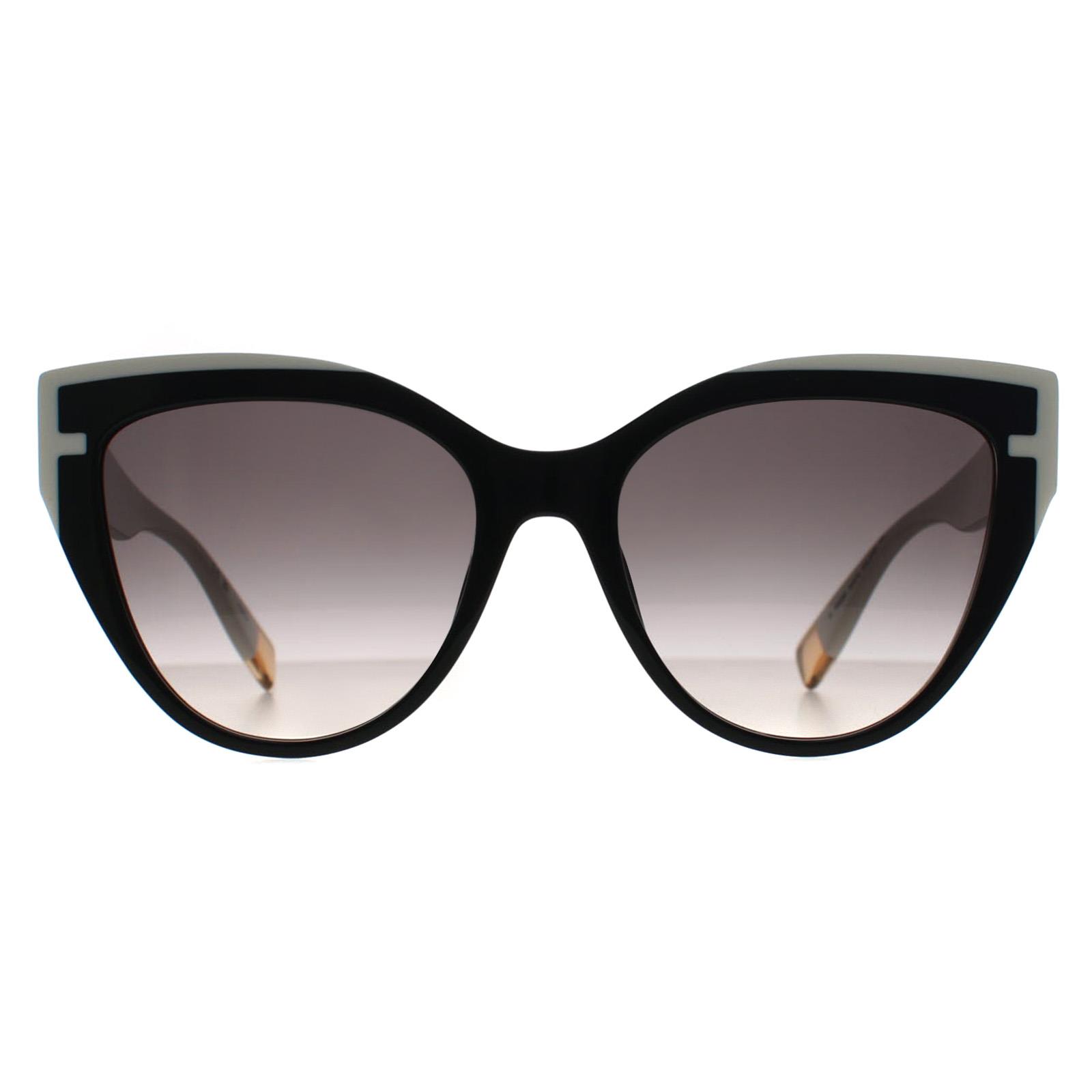 Multi Furla Multi Cat Eye Shiny Black Grey Gradient SFU694, Image 1 of 3