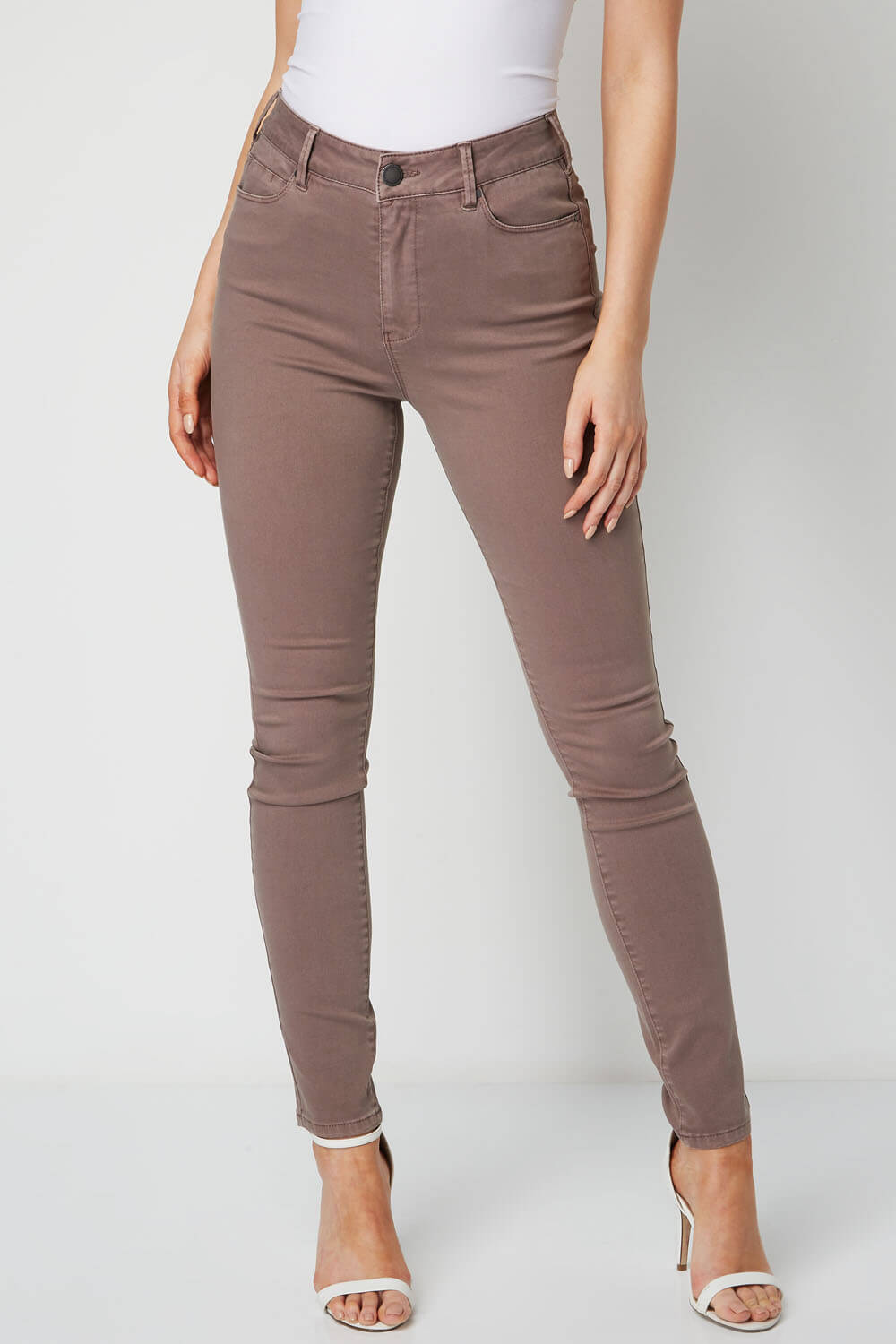 Mink Soft Touch Stretch Jeggings, Image 1 of 3