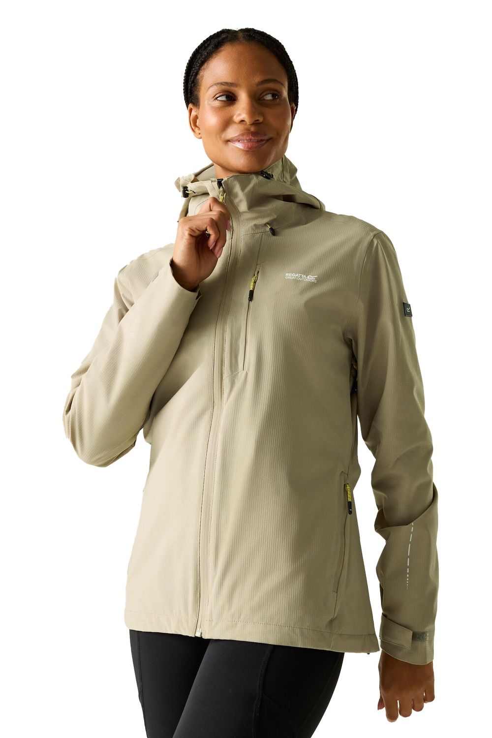 Ecru Oklarna Waterproof Jacket, Image 4 of 4