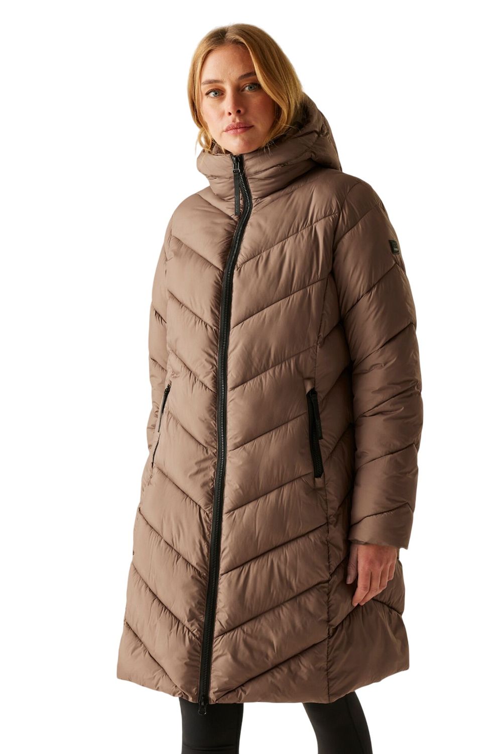 Brown Anita Padded Jacket, Image 4 of 7