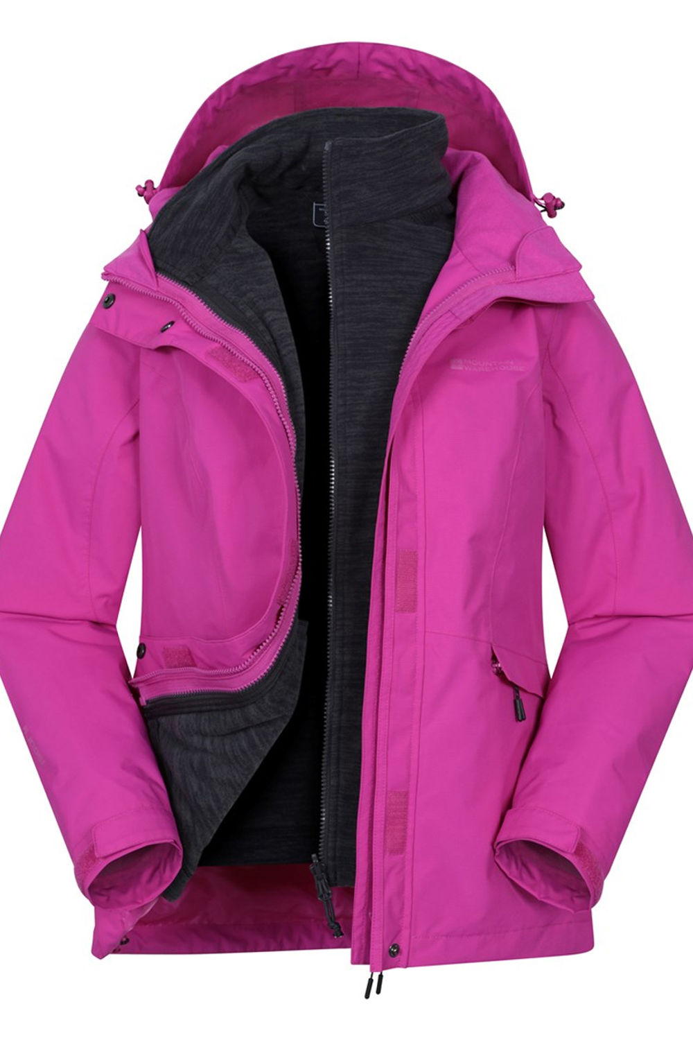 Pink Thunderstorm II 3 in 1 Waterproof Jacket, Image 5 of 5