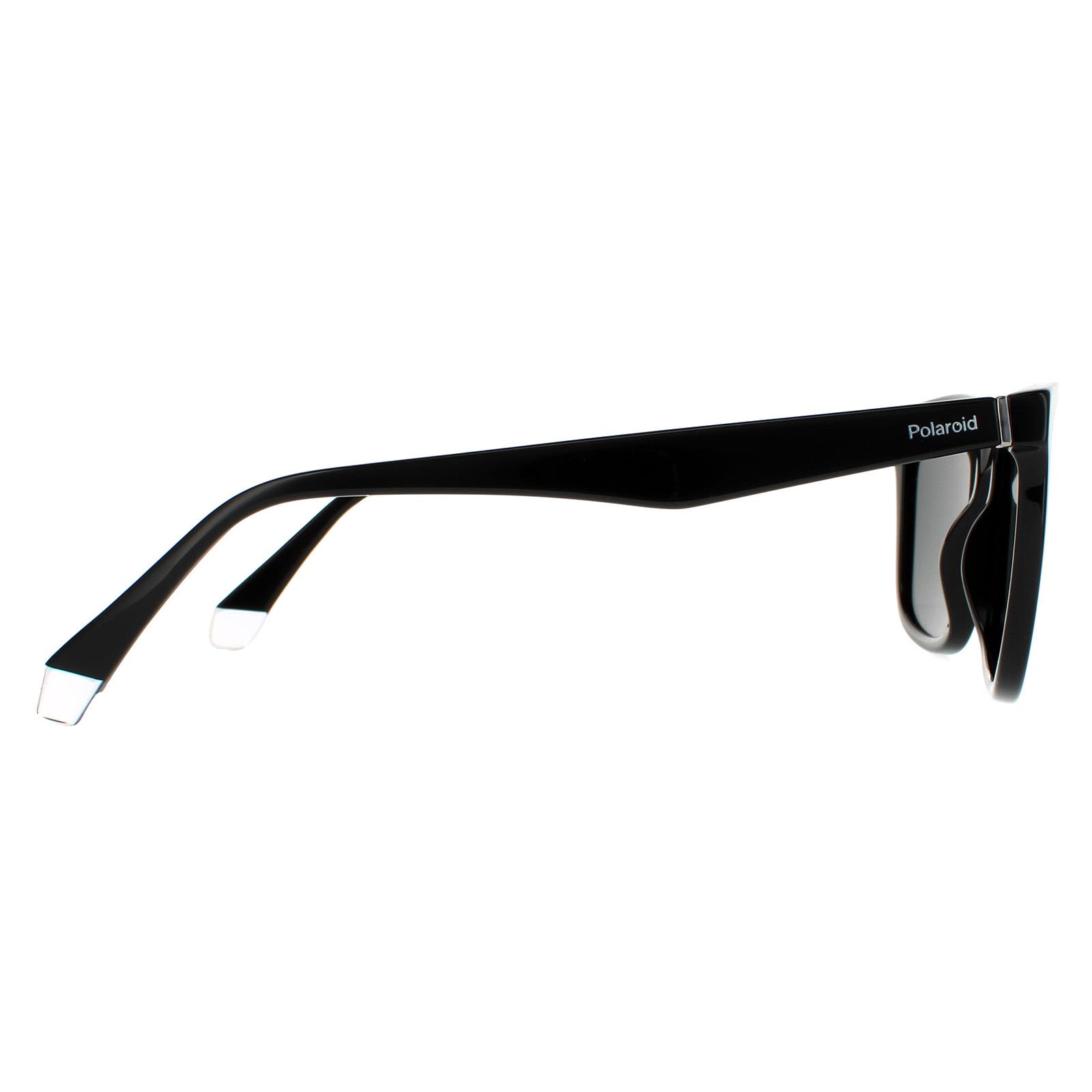 Black Polaroid Black Square Black Grey Polarized Sunglasses, Image 4 of 4