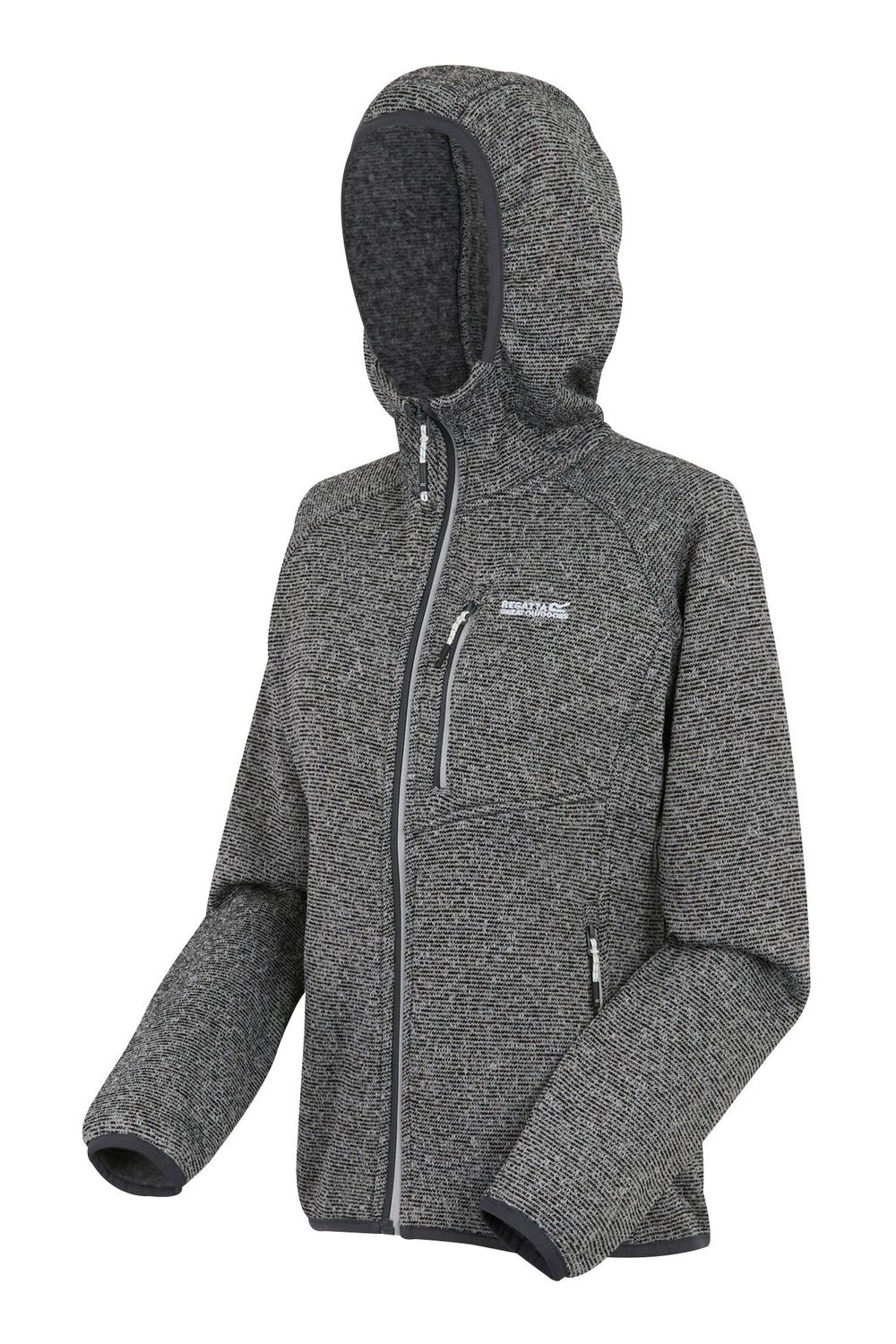 Charcoal Newhill Hooded Fleece Jacket, Image 3 of 5