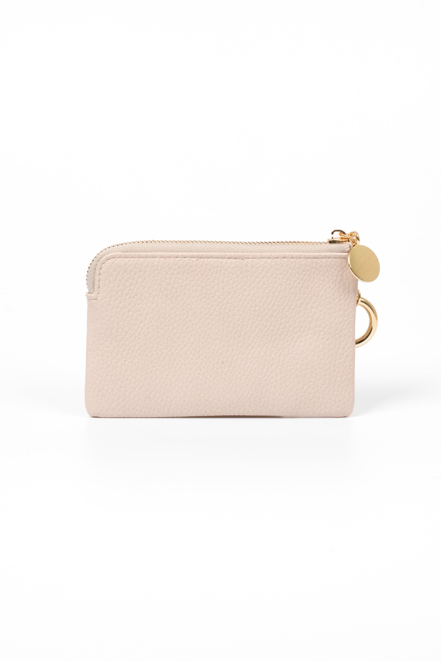 Beige Faux Leather Small Coin Purse, Image 2 of 2