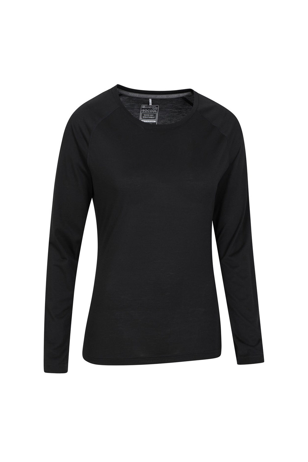 Black Quick Dry Long Sleeved Top, Image 4 of 4