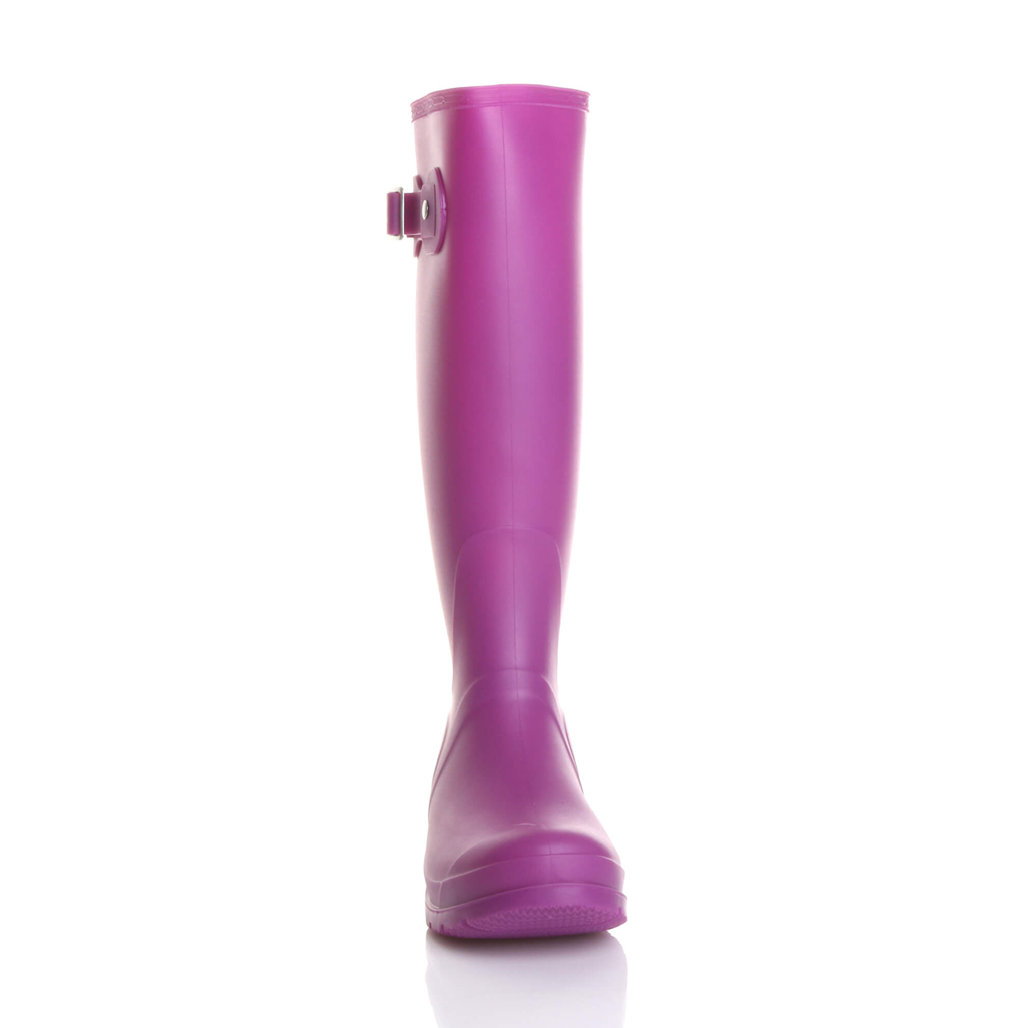 Fuchsia AJVANI Fuchsia Waterproof Wellington Boots Wellies, Image 6 of 6