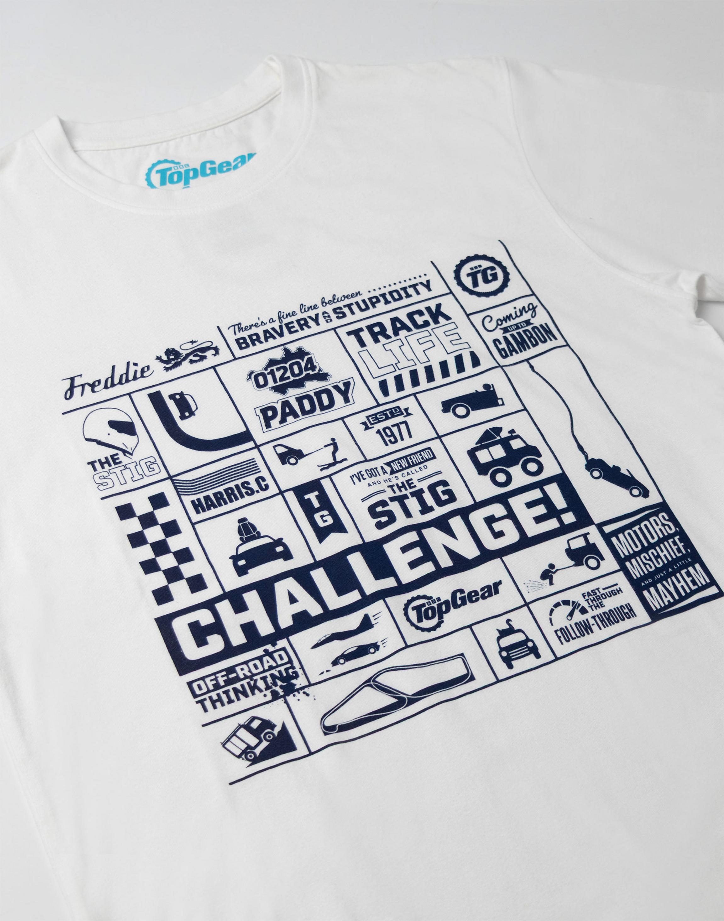 Off White Top Gear Graphic T-Shirt, Image 3 of 6