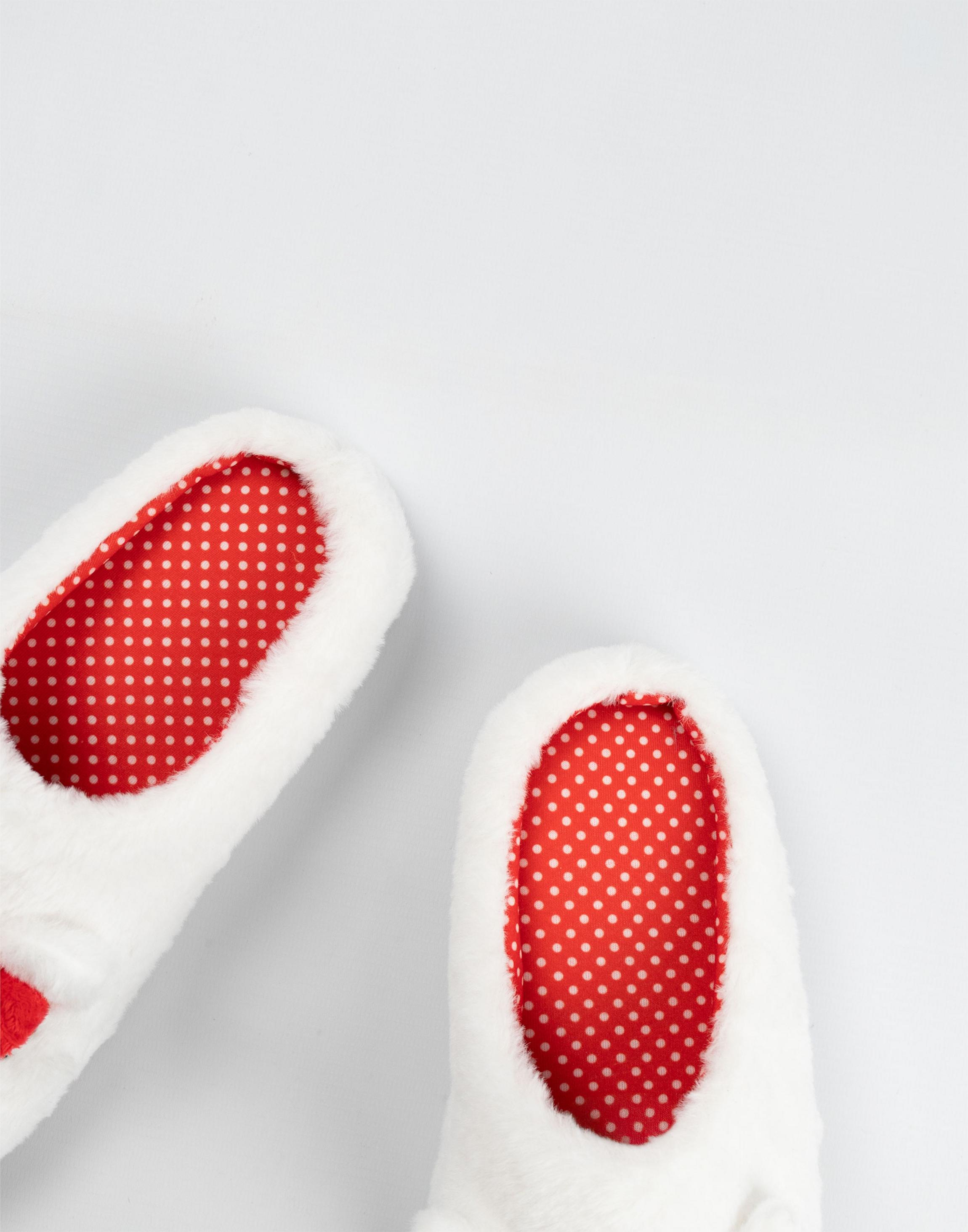 White Hello Kitty Character Face UK Slippers, Image 5 of 6