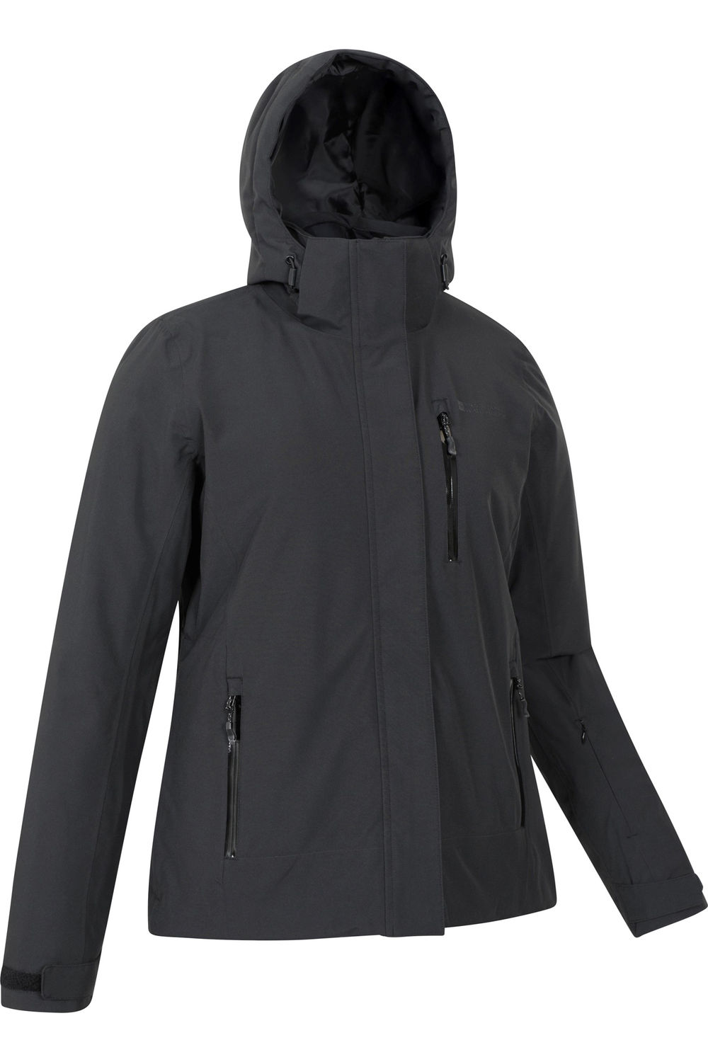 Black Aspen Waterproof Ski Jacket, Image 3 of 4