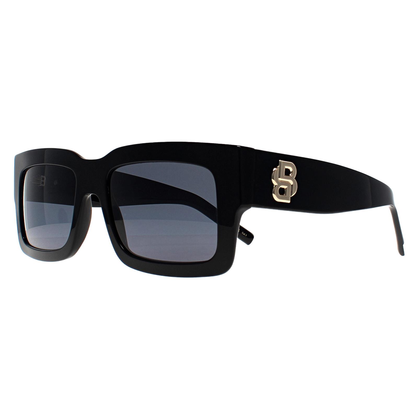 Black Hugo Boss Black Rectangle Black Grey BOSS 1654/S, Image 2 of 4