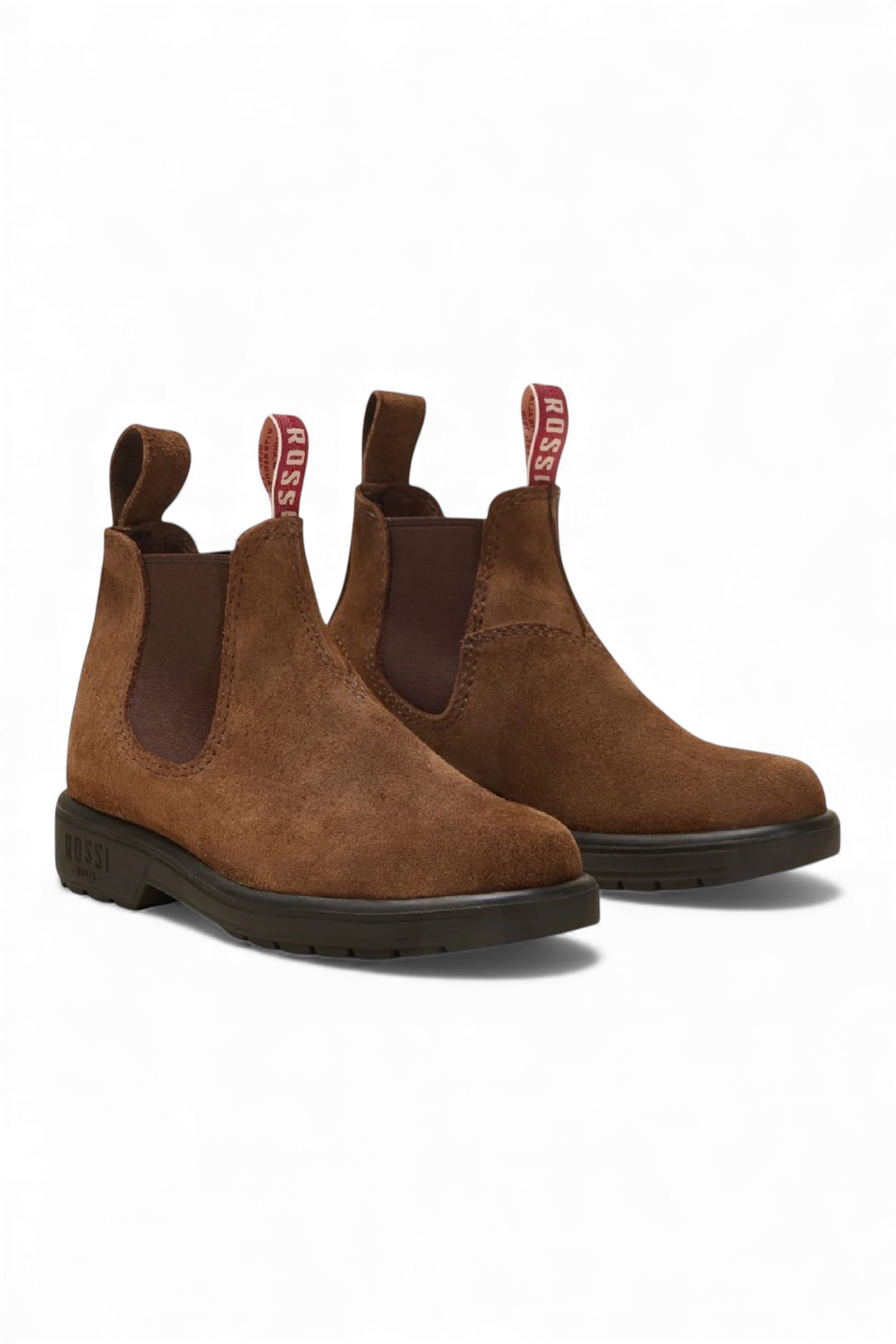 Brown Rossi Boots Brown Endura 303 Suede Leather Chelsea Boots, Image 2 of 4