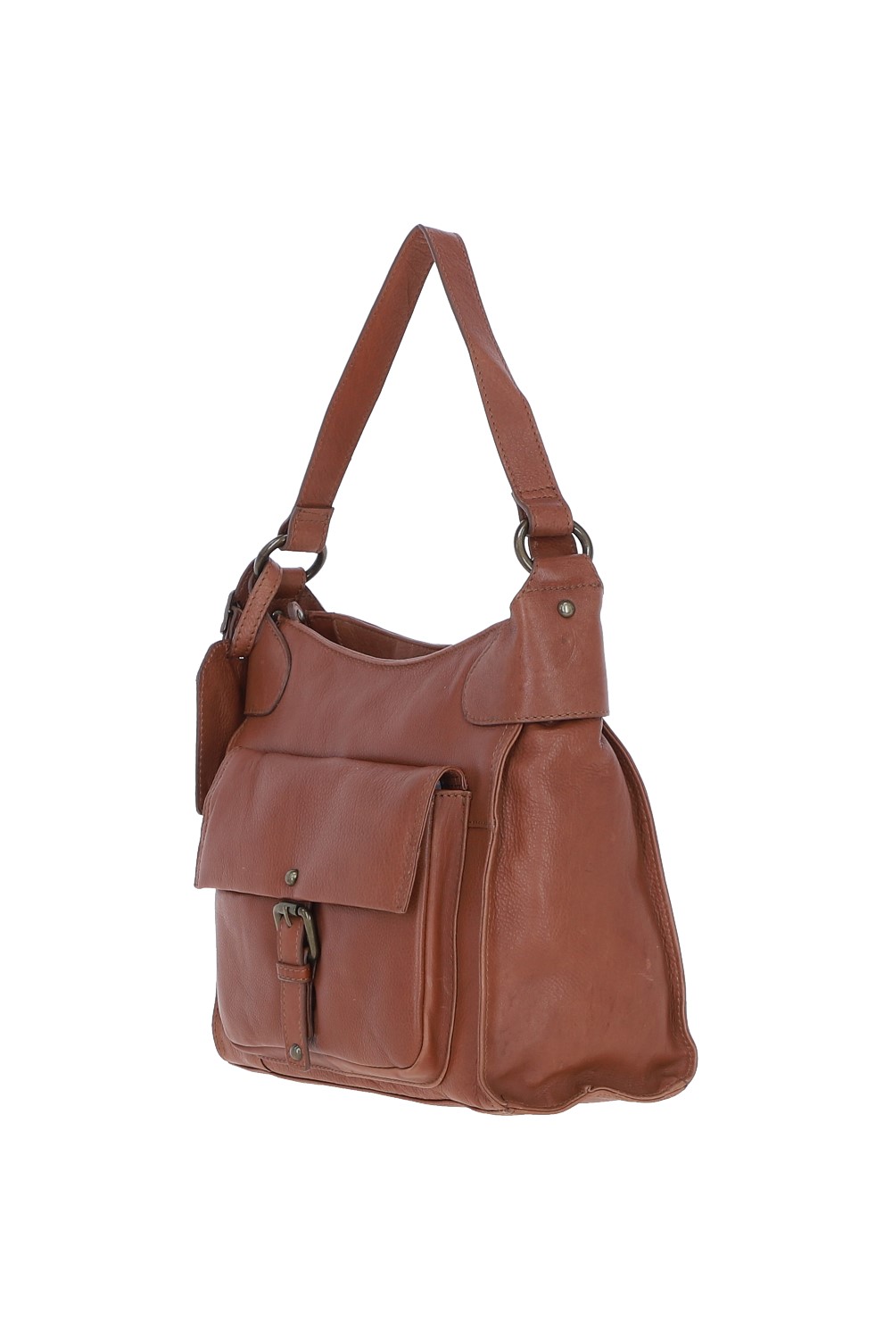 Tan 'Pelle Fantasia' Vintage-Inspired Shoulder Bag, Image 2 of 3