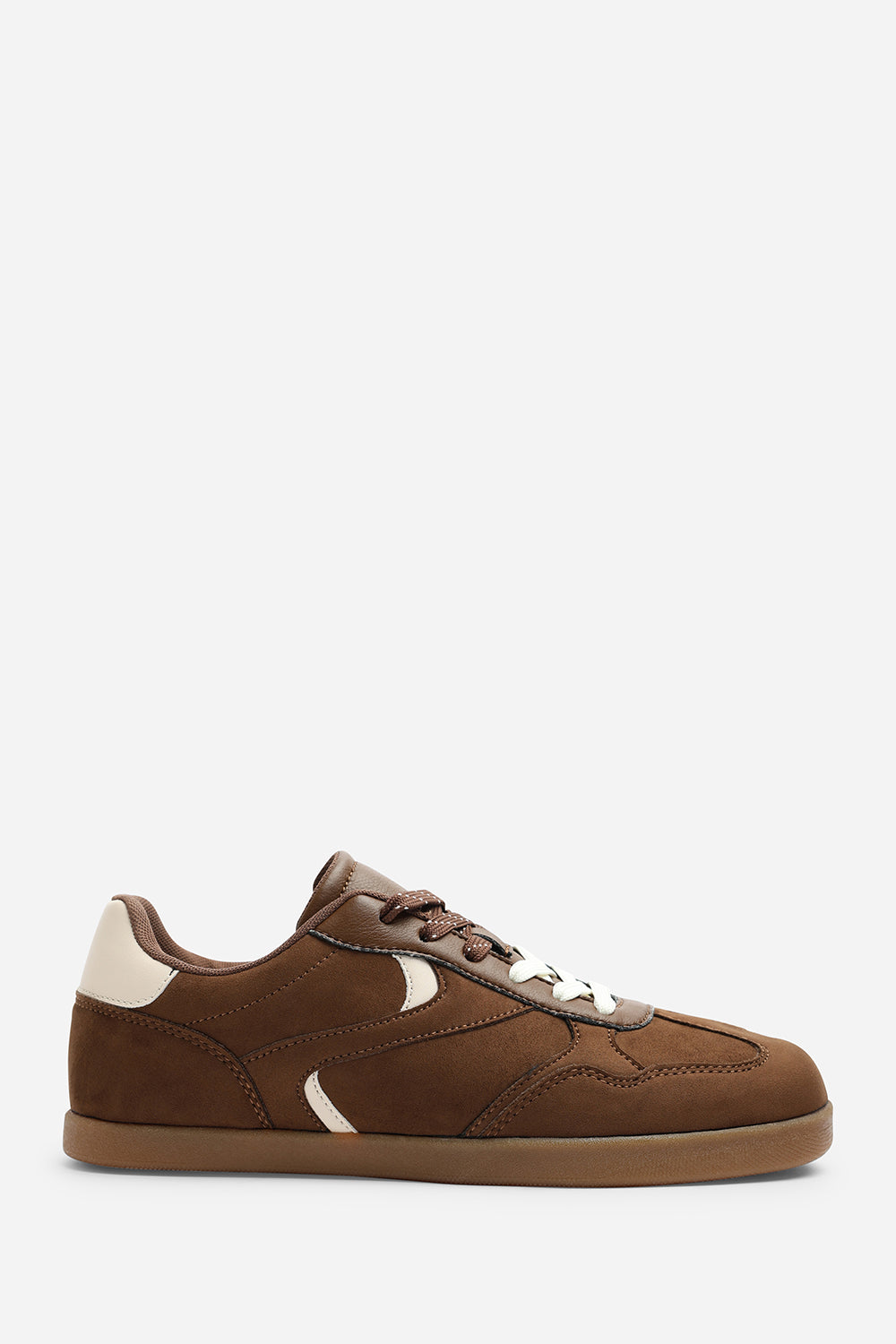 Brown Anaiah Low Profile Side Panel Detailed Trainer, Image 2 of 6