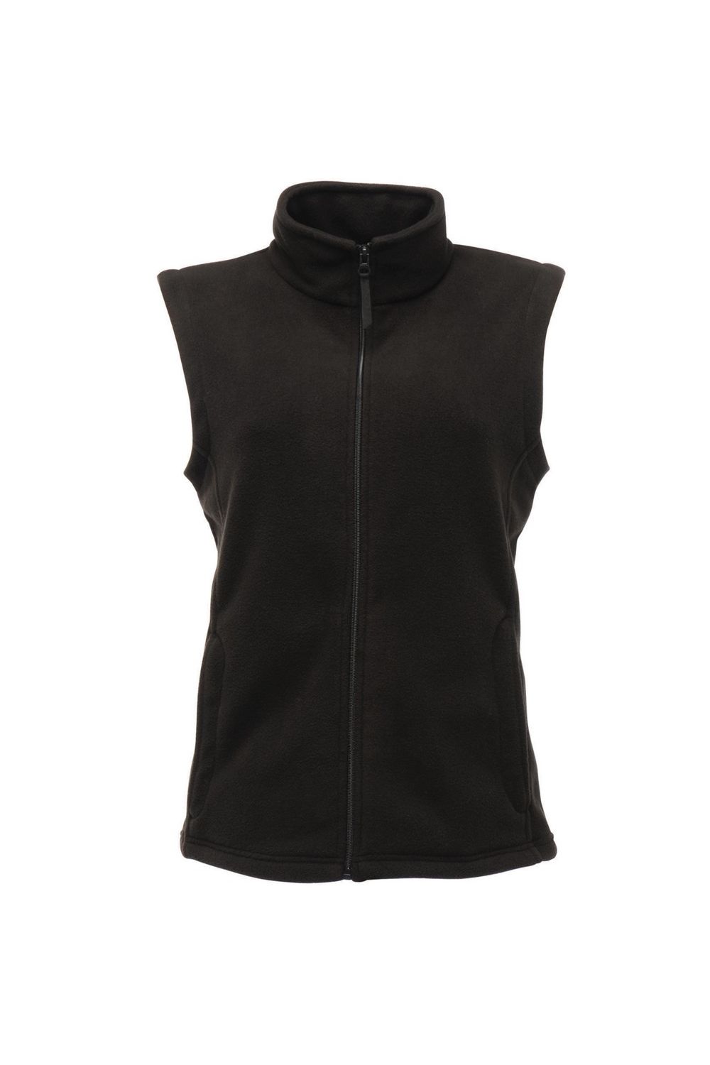Black Microfleece Body Warmer, Image 2 of 4