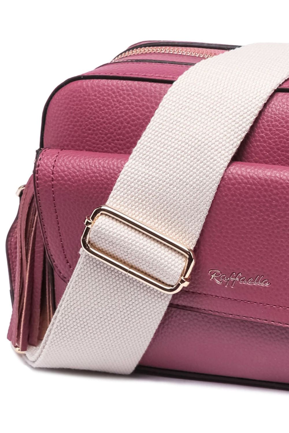 Wine Cross Body Front Pocket Camera Bag, Image 2 of 2