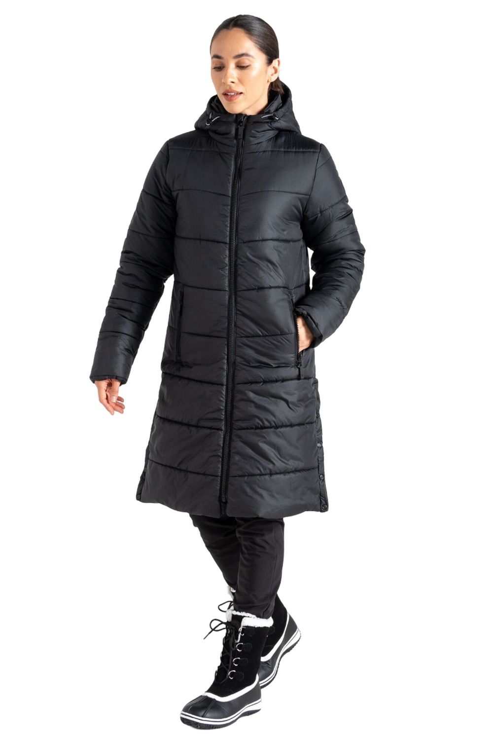 Black Dare 2B Black Distinguish Baffled Padded Jacket, Image 4 of 4