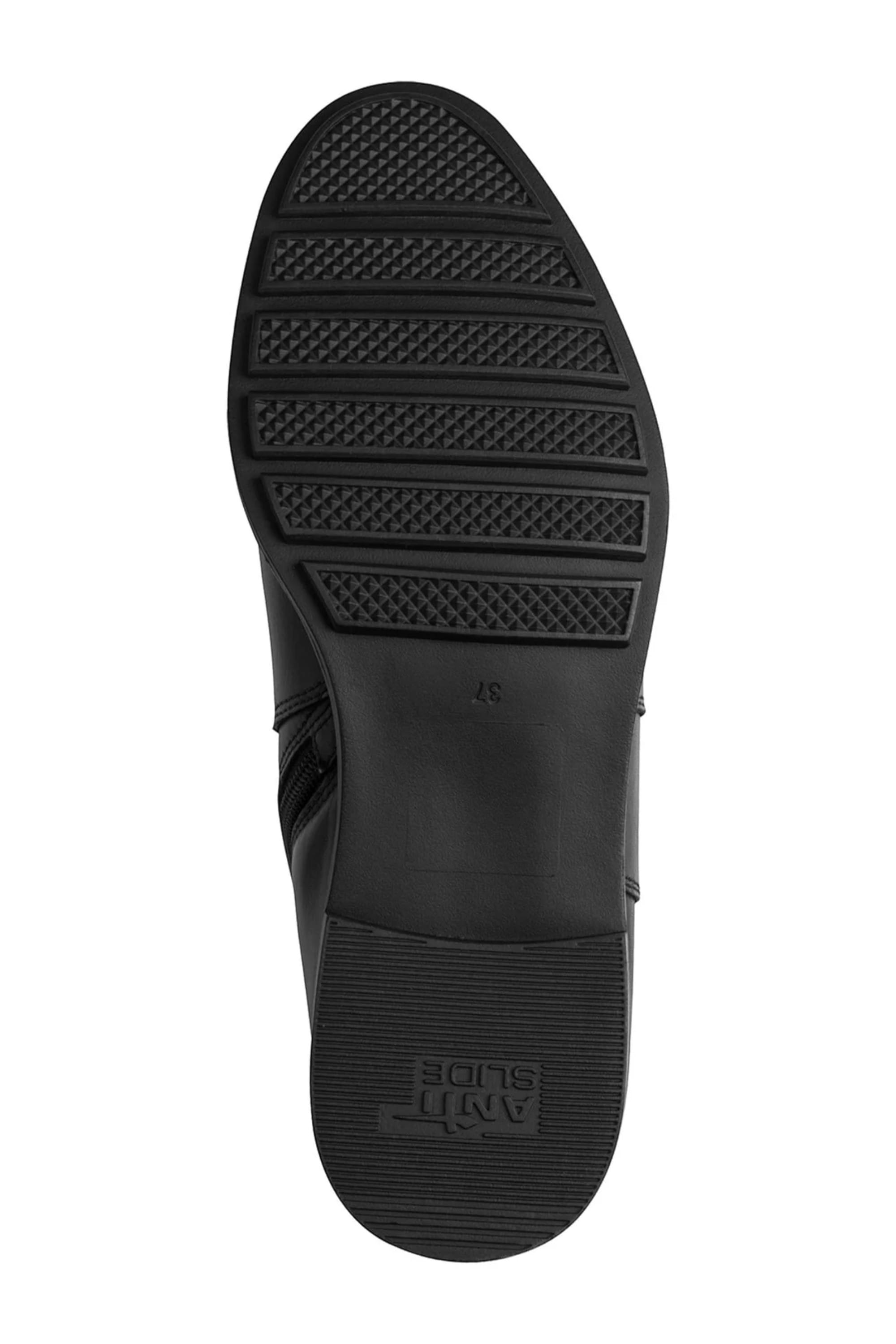 Black Tamaris Black Tamaris Womens Black Buckle Biker Boots, Image 6 of 7
