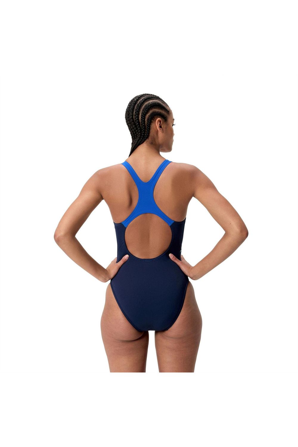 Navy Blue Medley One Piece Swimsuit, Image 3 of 5
