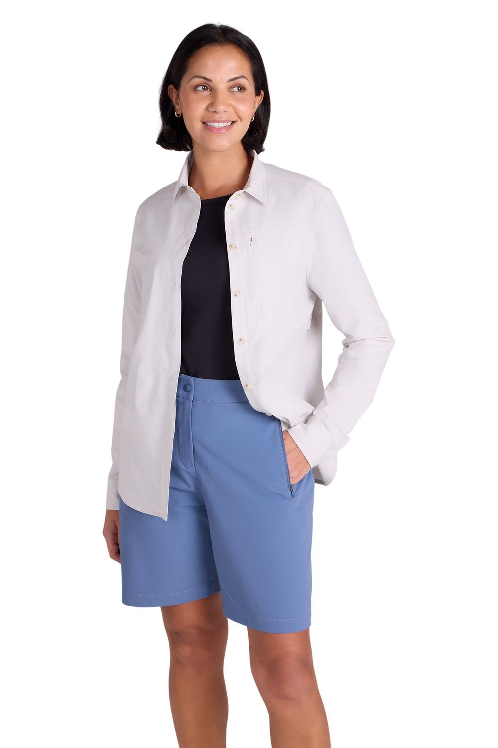 Beige Tahiti Quick Dry Shirt, Image 1 of 4
