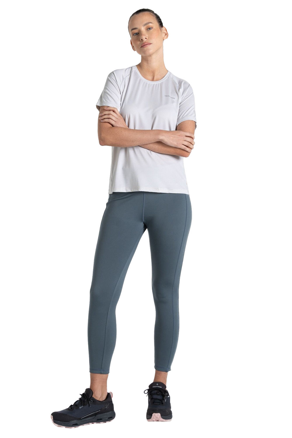 Grey Velocity Leggings, Image 3 of 3