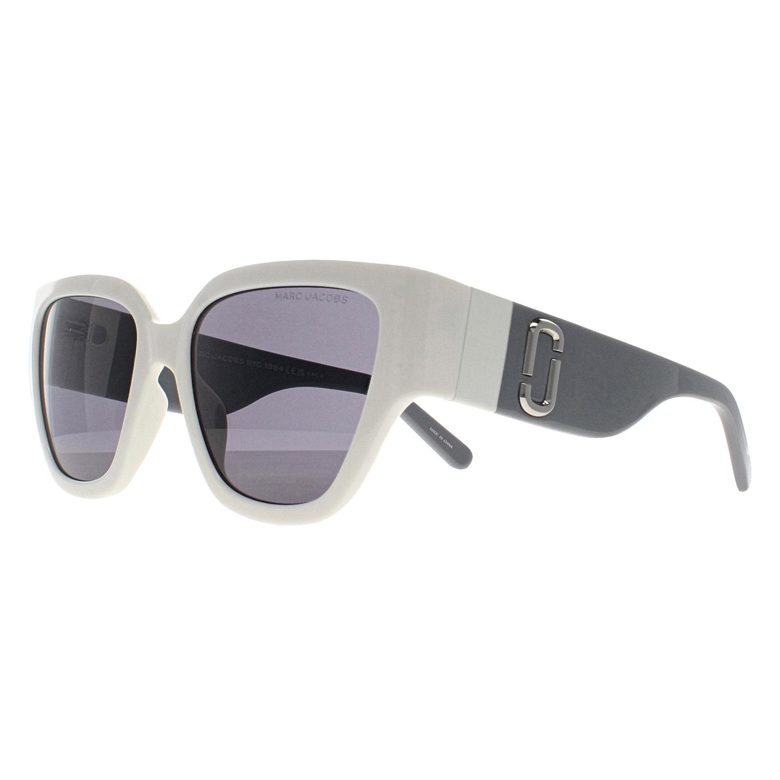 White Marc Jacobs White Cat Eye Ivory Gray MARC 724/S, Image 2 of 4