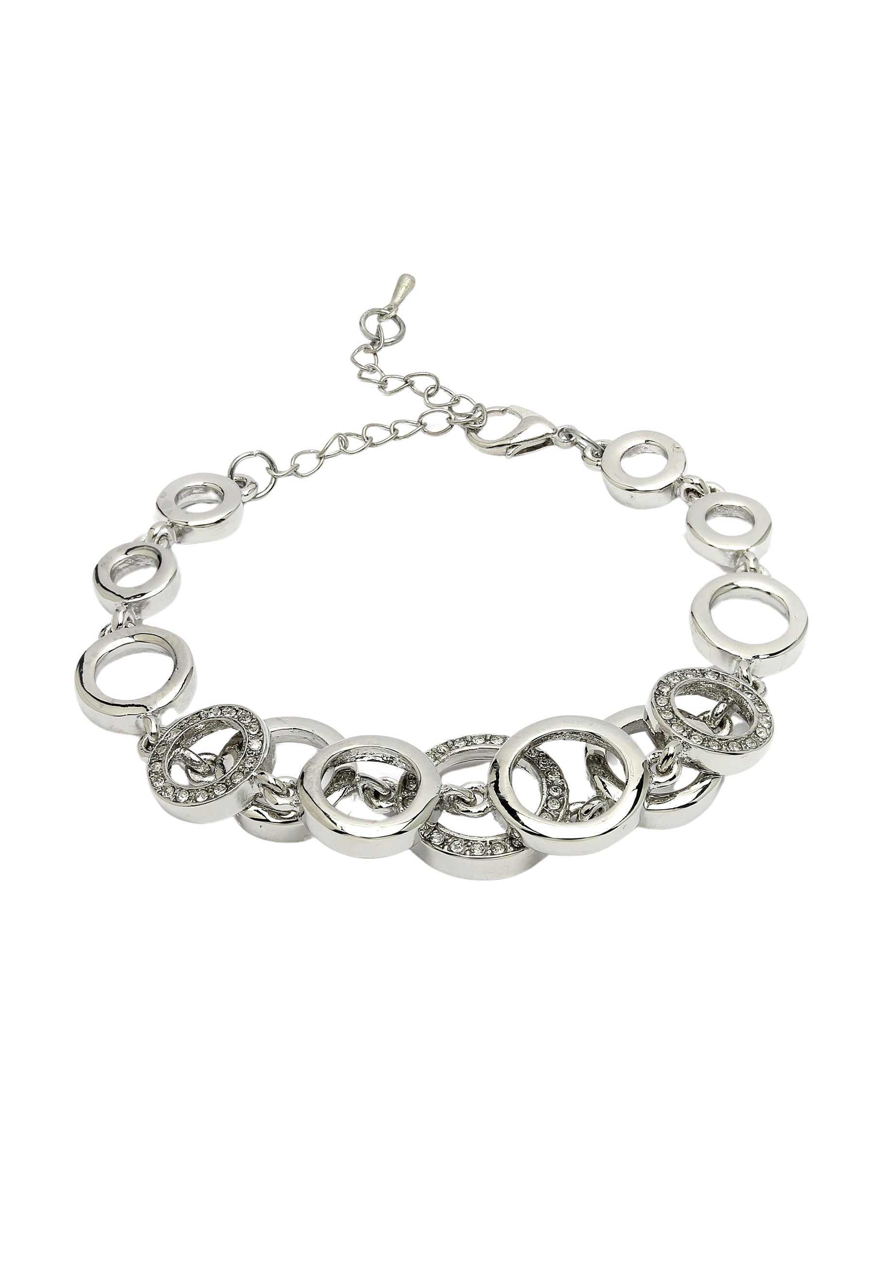 Metallic Diva Collection Elegant Double Wrap Bracelet