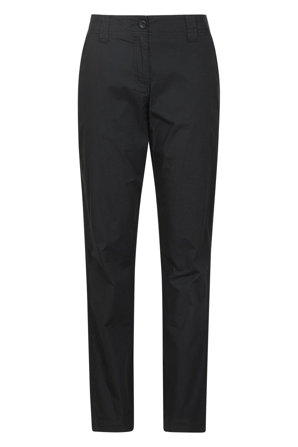 Black Coastal Stretch Regular Trousers