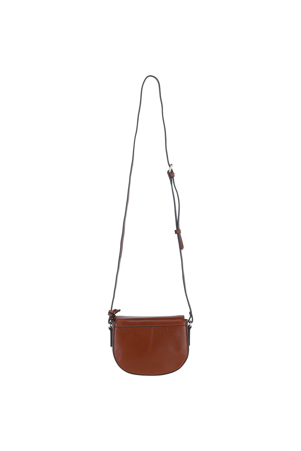 Latte 'Borsa della Moda' Real Leather Saddle Crossbody Bag, Image 4 of 4
