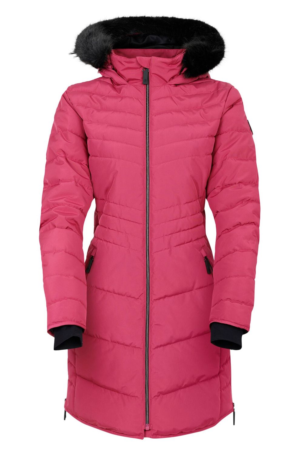 Pink Striking IIII Mid Length Padded Jacket, Image 1 of 4
