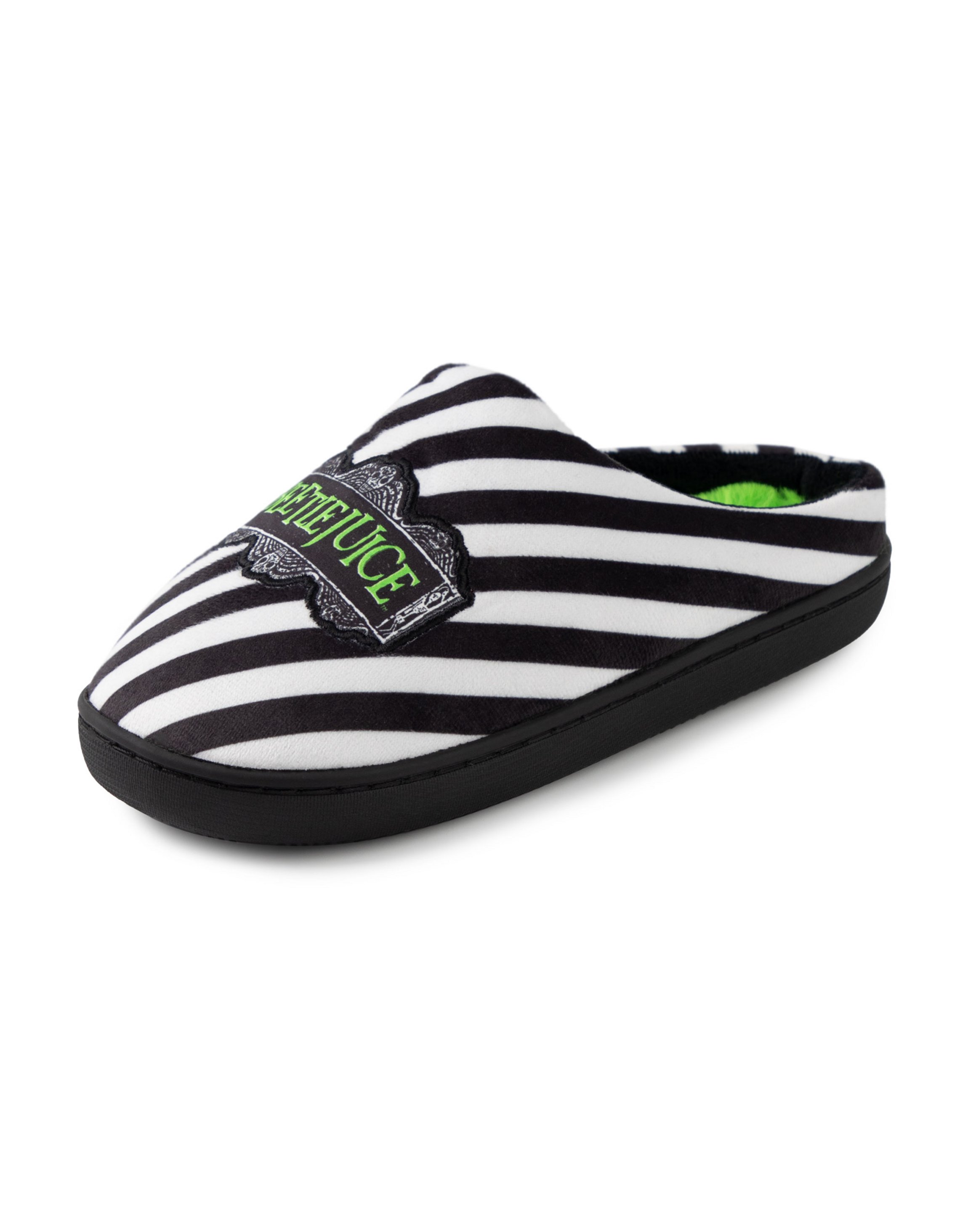 Black Beetlejuice Logo UK Slippers, Image 6 of 6