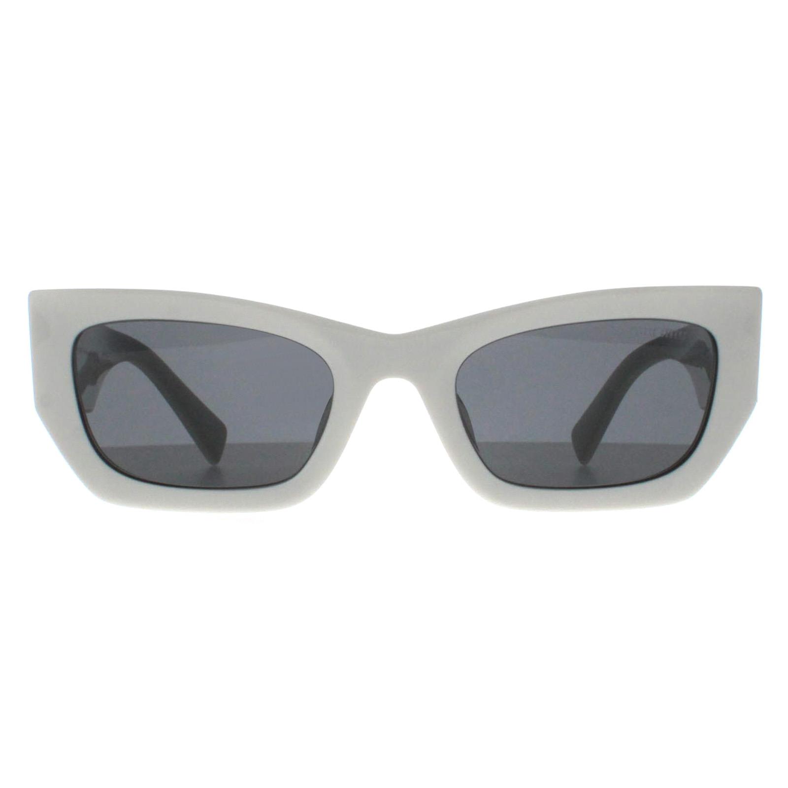 White Miu Miu White Rectangle White Dark Grey MU09WS, Image 1 of 4