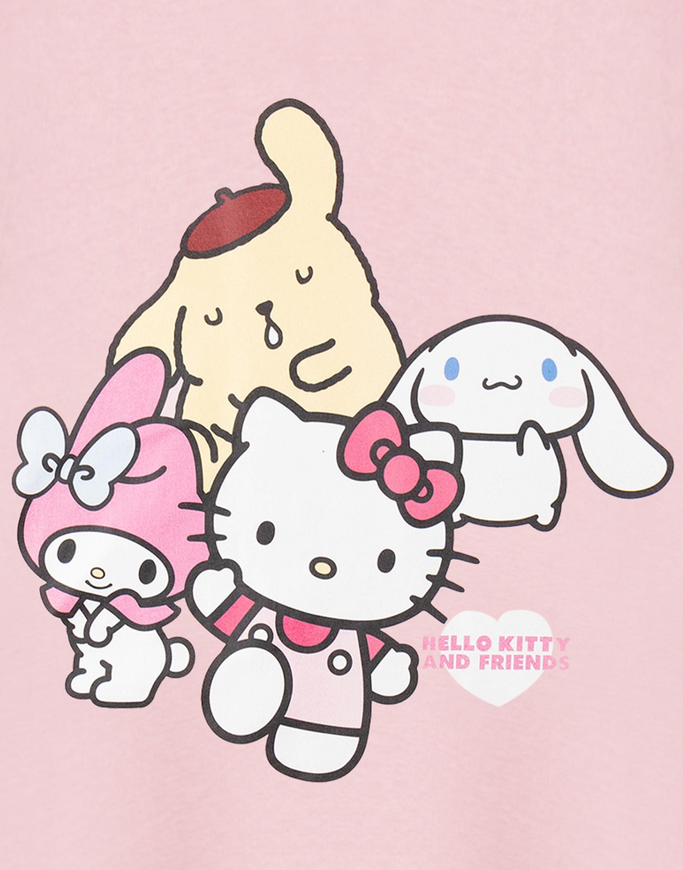 Pink Hello Kitty Sanrio Friends XX-Large T-Shirt, Image 6 of 6