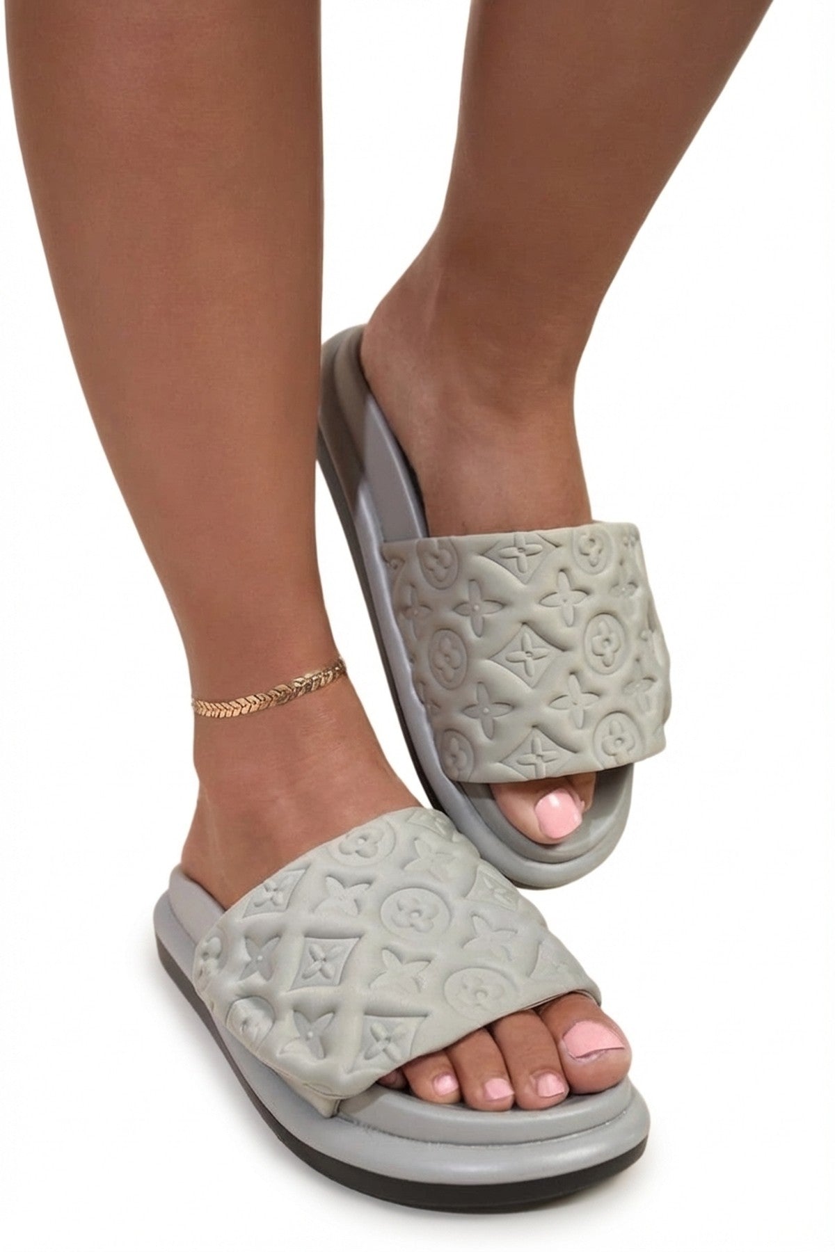 Pink Josie Flatform Sandals