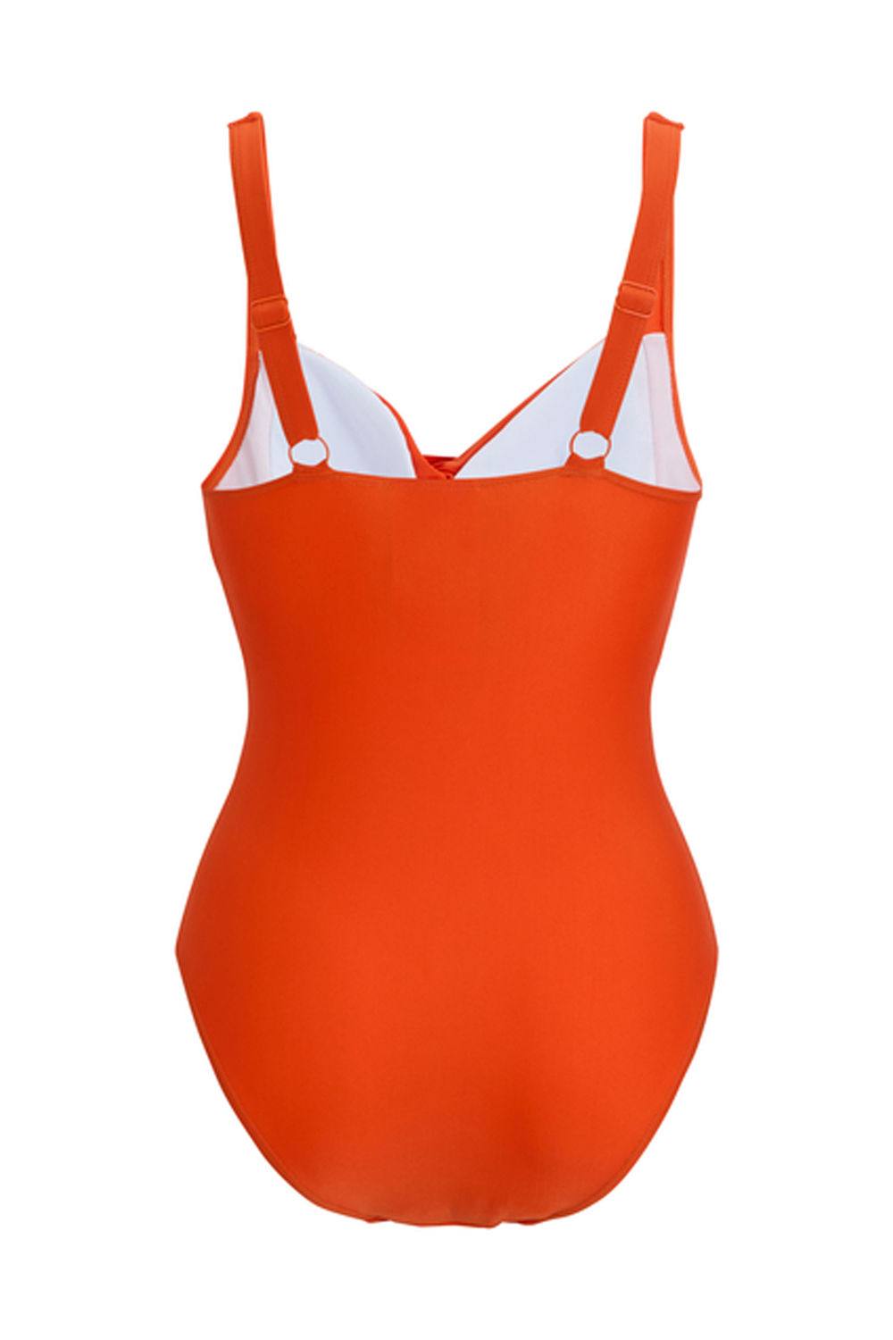 Orange Sakari Tummy Control One Piece Swimsuit, Image 2 of 3