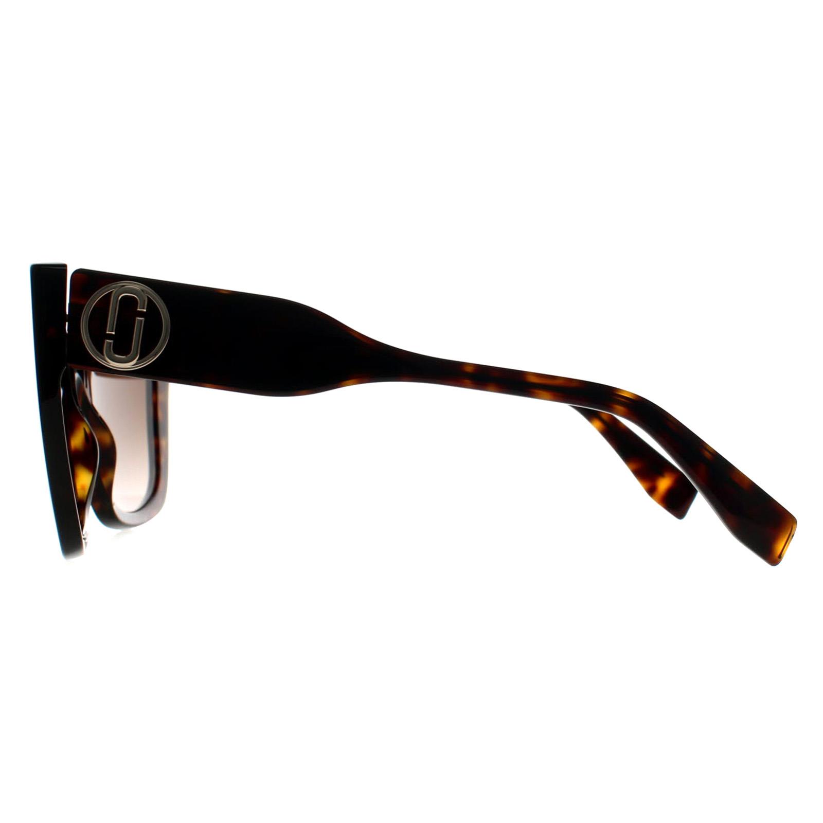 Brown Marc Jacobs Brown Square Havana Brown Gradient MARC 811/S, Image 3 of 3