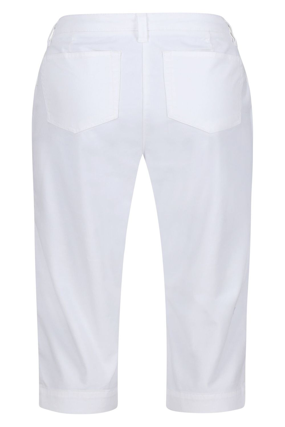 White Bayletta Capri Trousers, Image 2 of 6