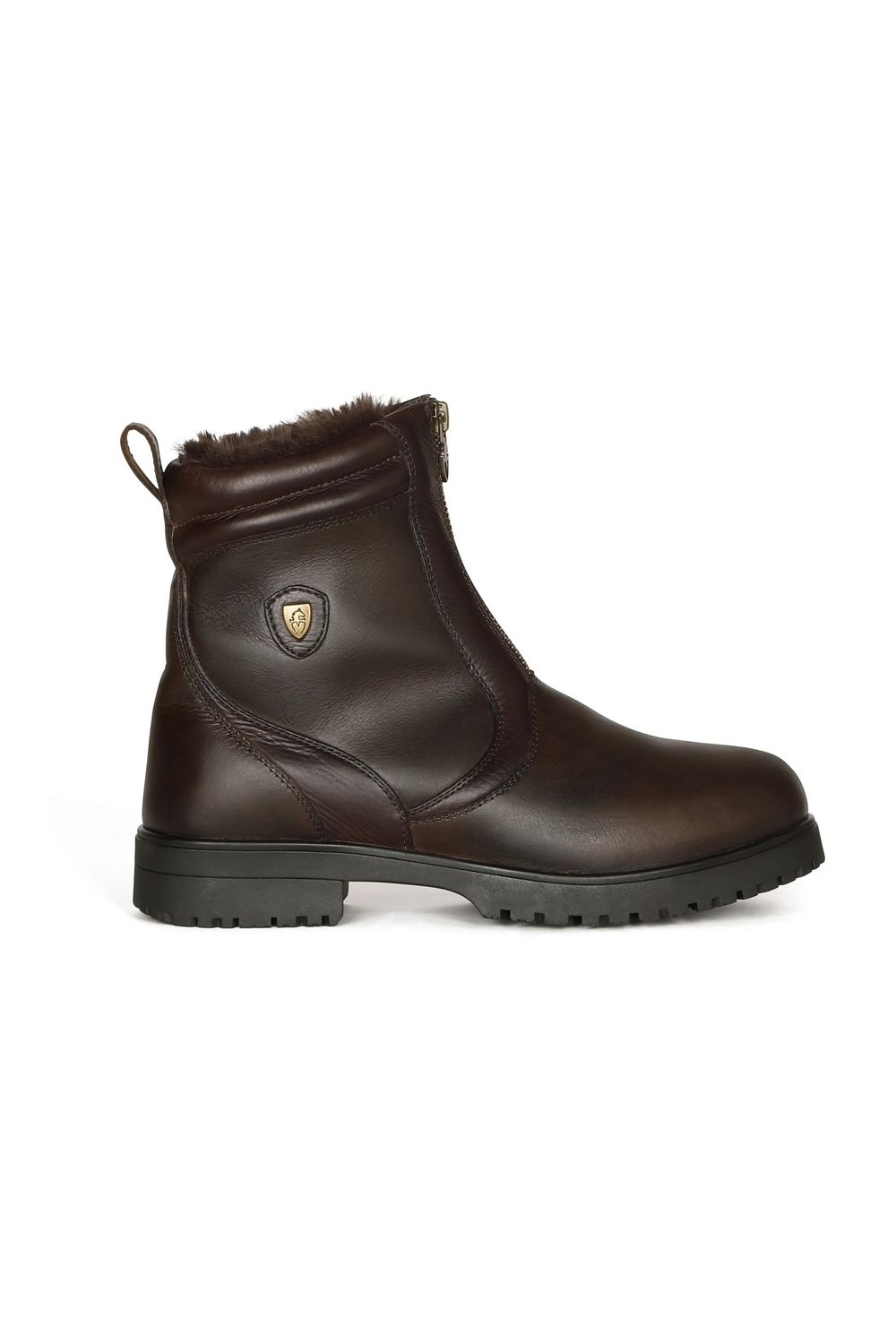 Brown Atri Zip Country Boots, Image 3 of 4