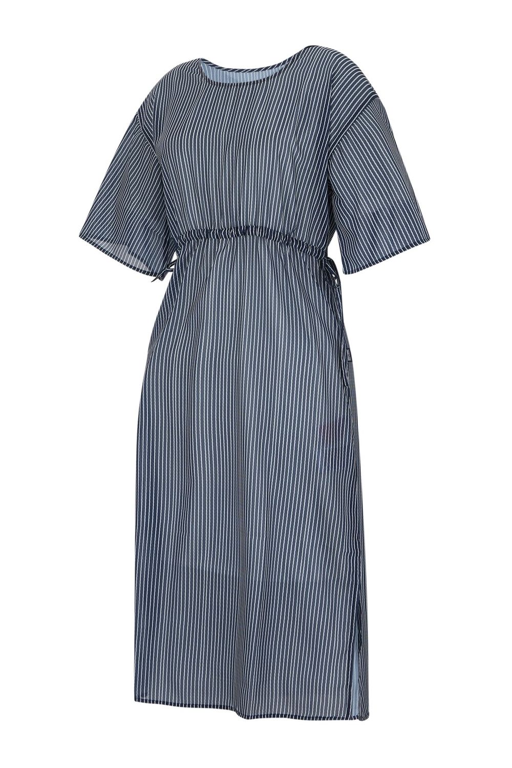 Multi Avorno Wavy Striped Kaftan, Image 3 of 3