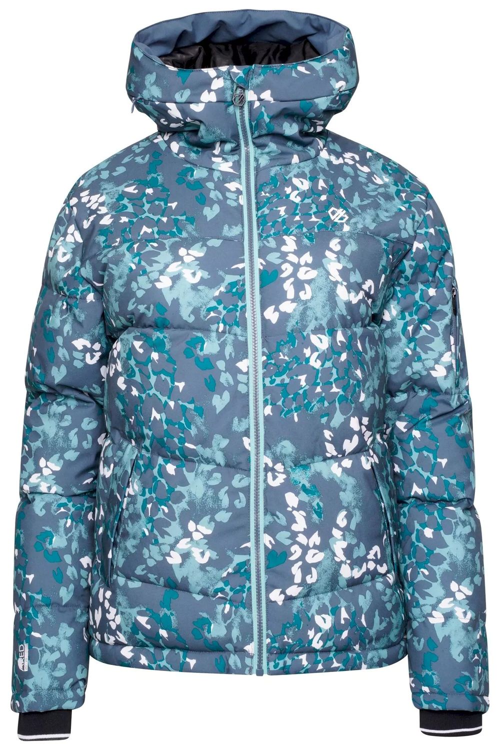 Green Verdict Animal Print Insulated Ski Jacket, Image 1 of 8