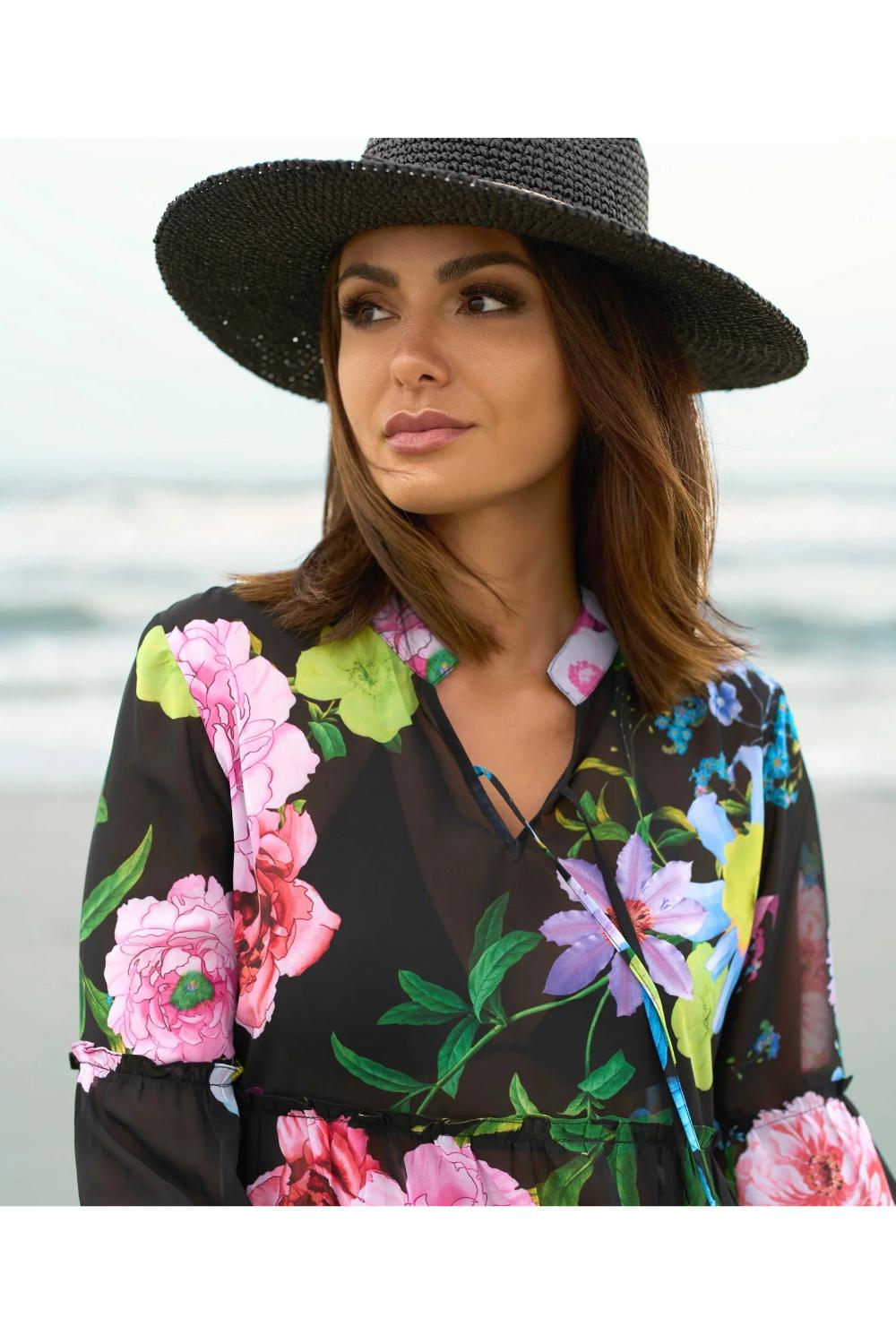 Black Samba - Kaftan Beach Cover-up, Image 3 of 3