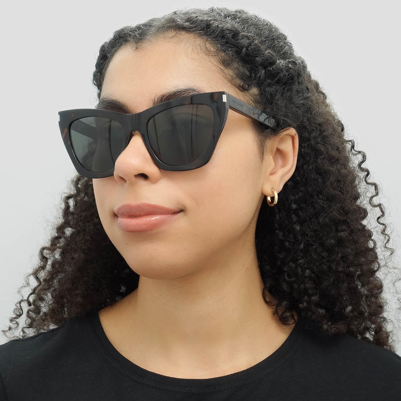 Brown Cat Eye Havana Grey Sunglasses, Image 6 of 6