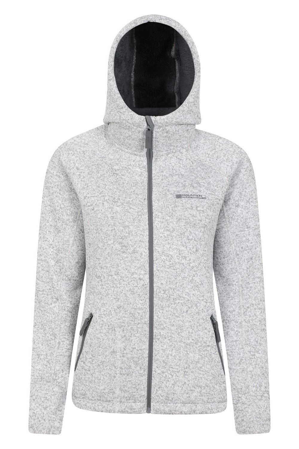 Purple Nevis Faux Fur Lined Full Zip Hoodie