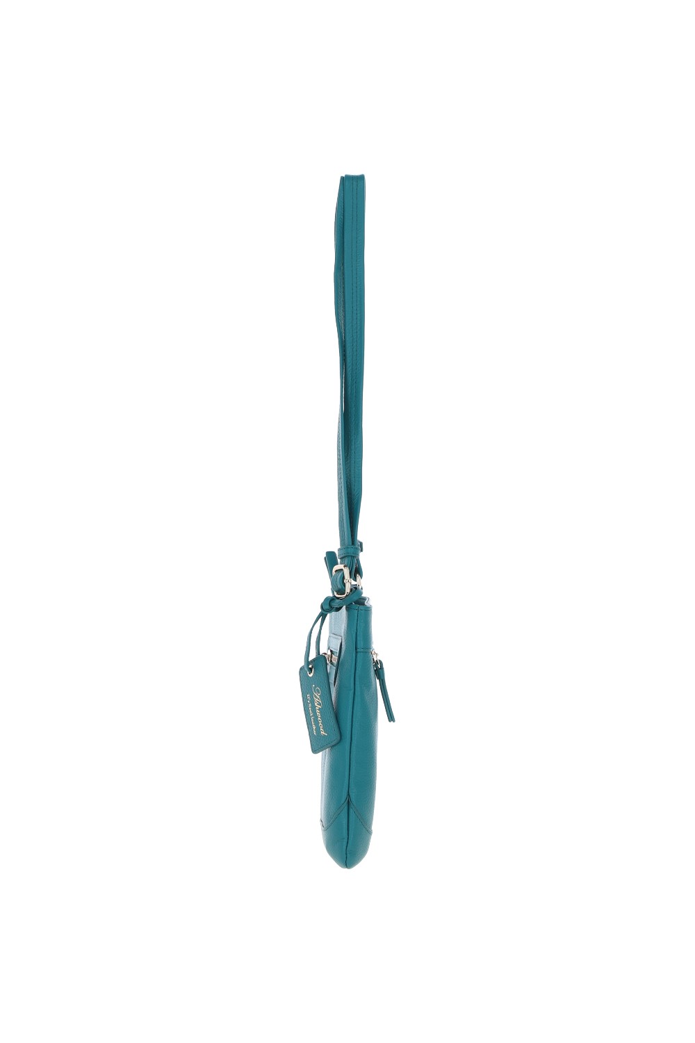 Green 'Bliss' Leather Cross Body Bag with Adjustable Strap, Image 3 of 4