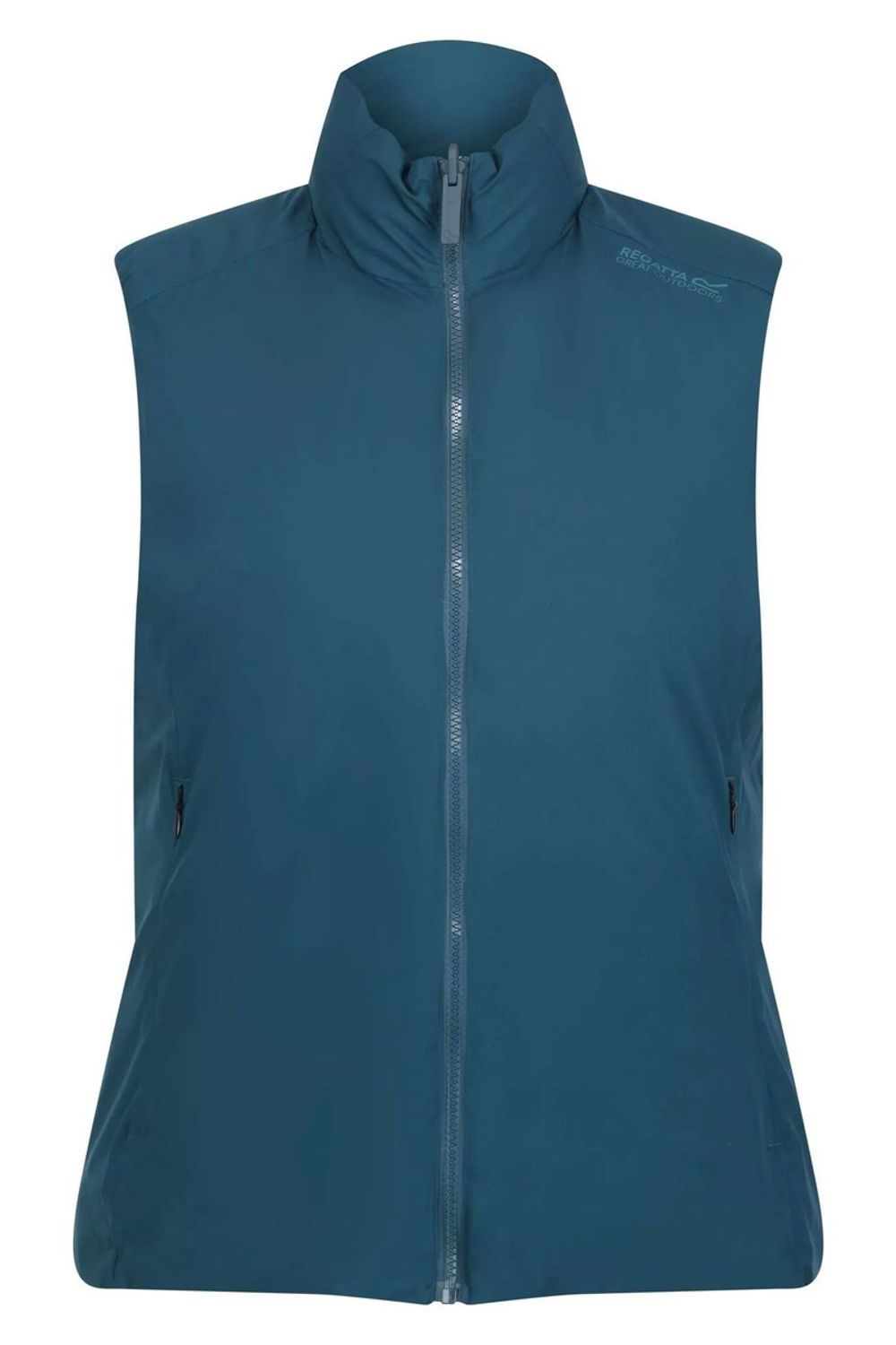 Petrol Blue Yewbank Reversible Body Warmer, Image 4 of 8