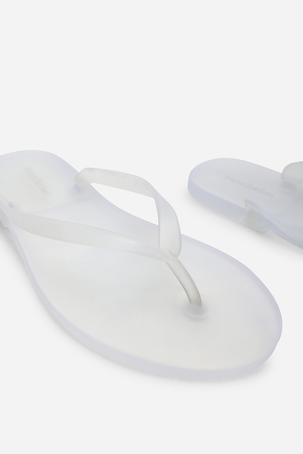 White Kailany Jelly Thong Flip Flop Sandals, Image 5 of 6