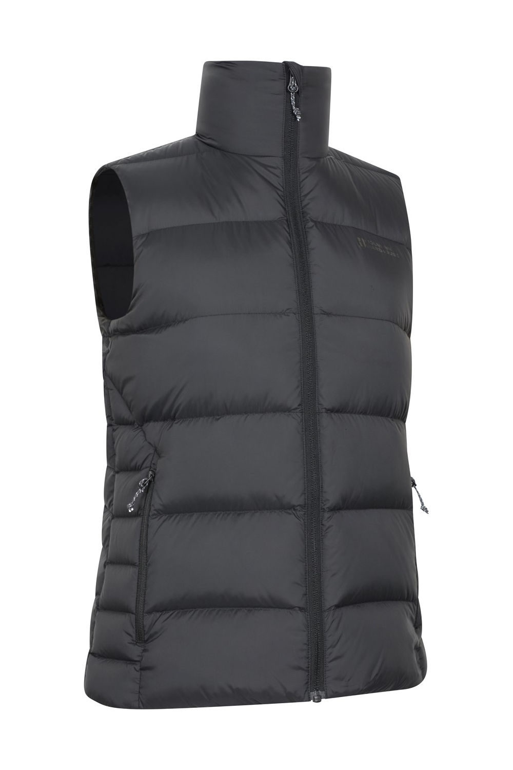Black Mountain Warehouse Black Stratus Packable Gilet, Image 3 of 5