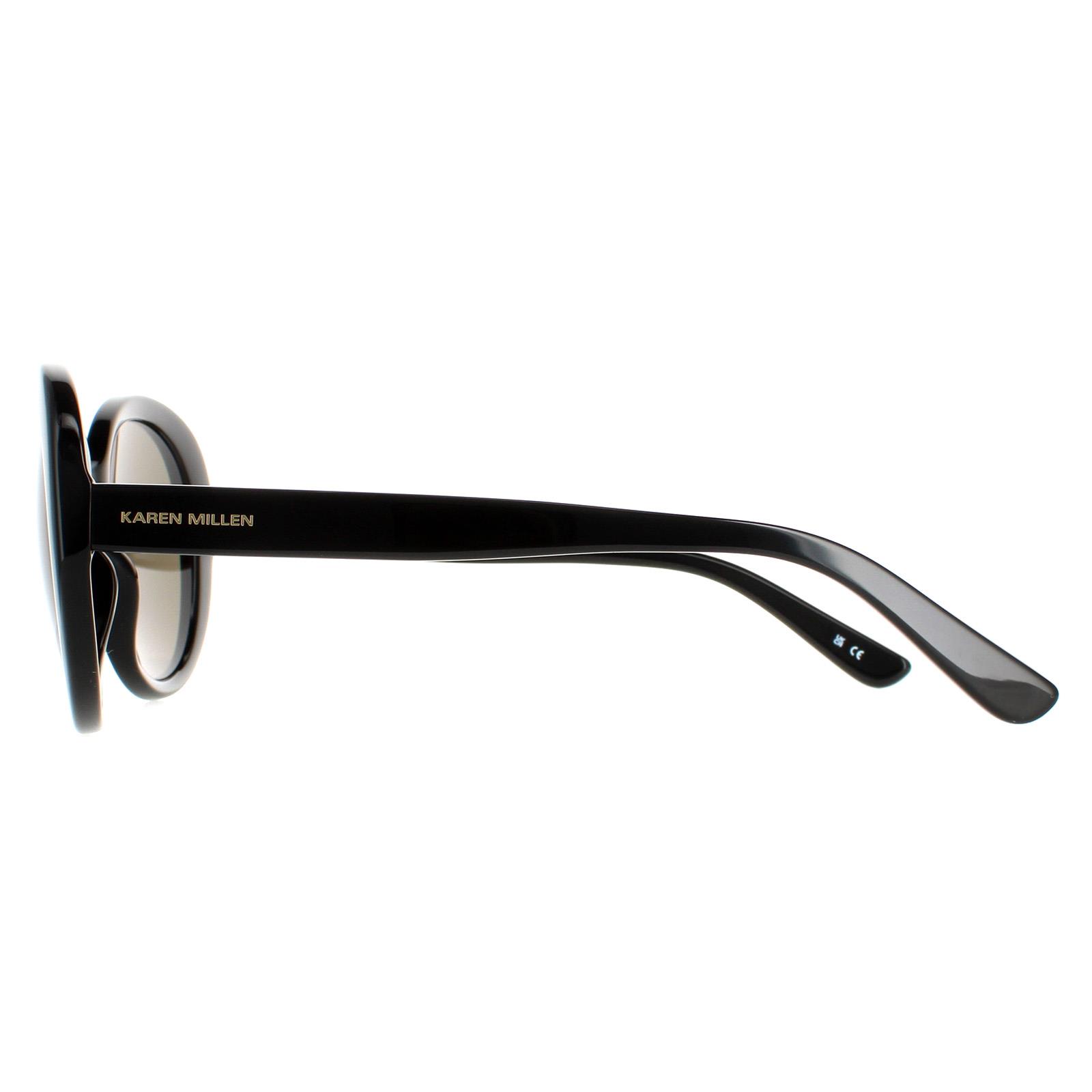 Black Karen Millen Black Oval Black Grey KM5051, Image 3 of 4
