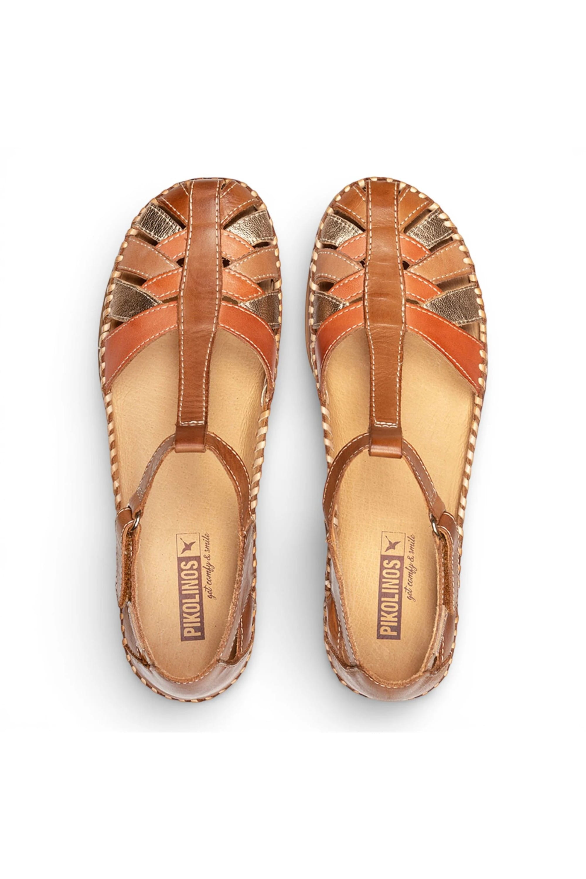 Brown Womens Soft Semi-Open Sandal-W8K-0705C1, Image 8 of 8