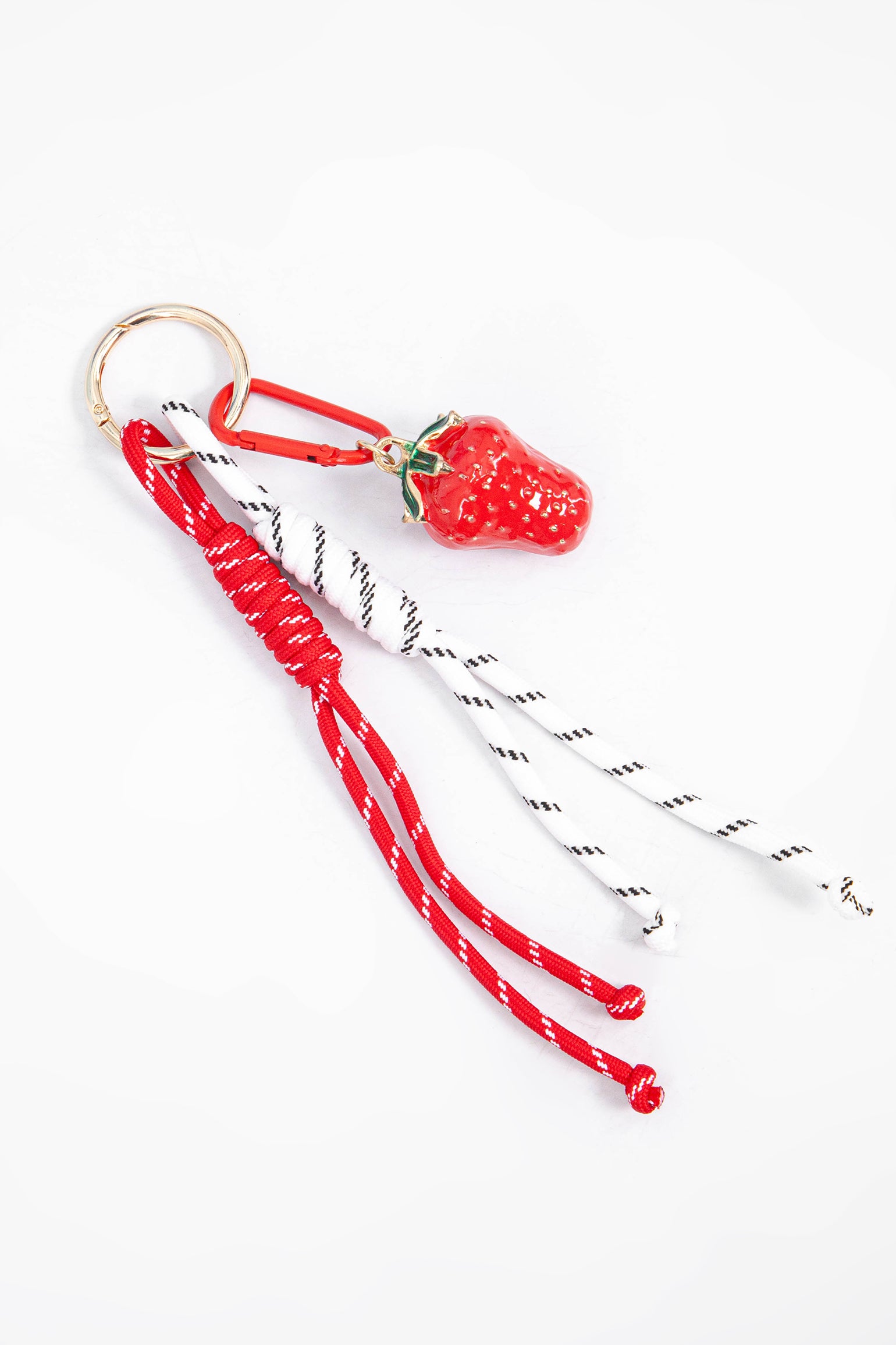 Red Strawberry Clip On Bag Charm, Image 3 of 3